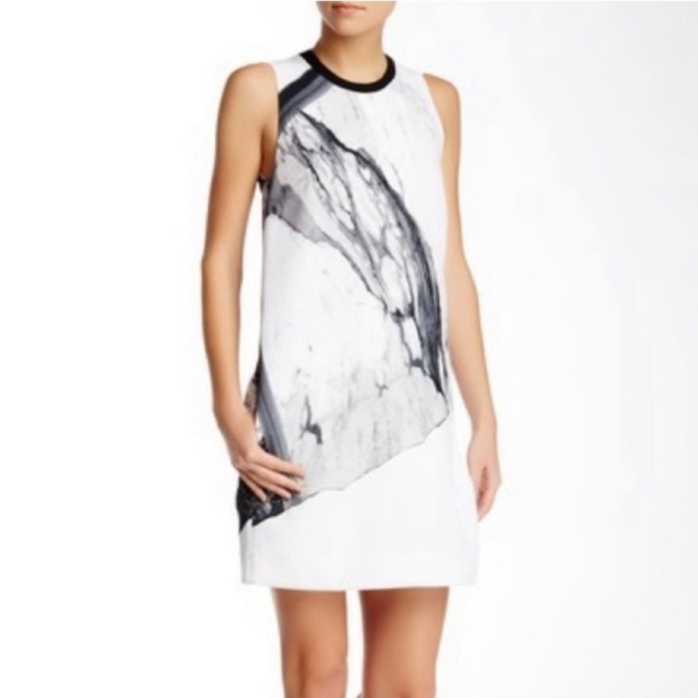Helmut Lang Crepe Hydra Sleeveless Dress, Size 00
